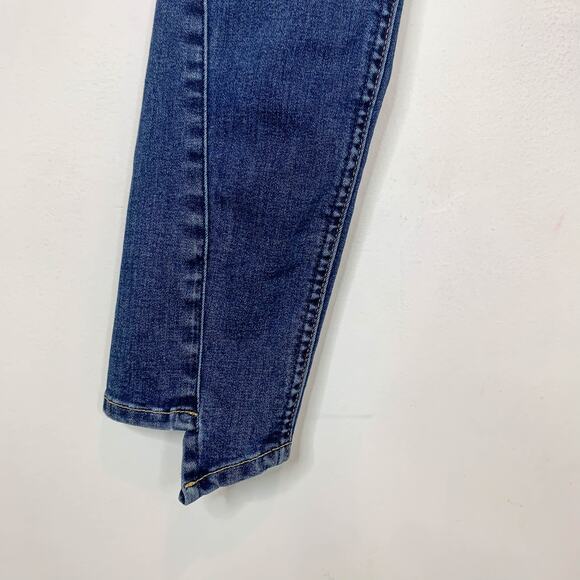 7FAM 7 FOR ALL MANKIND B(air) Denim The Ankle Skinny jean cropped 2833 - Picture 3 of 9